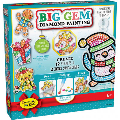 Creativity For Kids Big Gem Diamond Painting Woodland